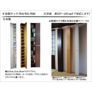 隙間収納 隙間ラック 幅16cm 奥行18.5...の詳細画像1