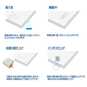 棚板 オーダー 白色 オーダー棚板 1ミリ単位...の詳細画像5