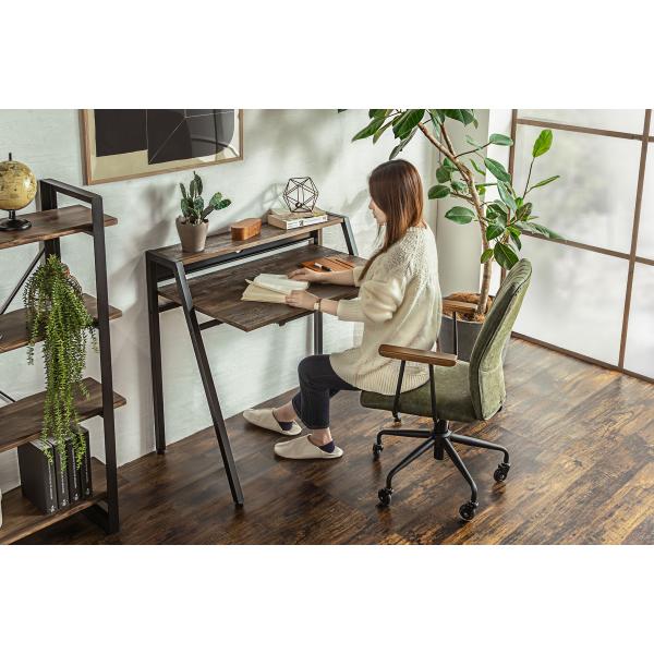 デスク  幅96 奥行58 高さ88 テーブルの高さ73cm パソコンデスク おしゃれ 机 テレワー...