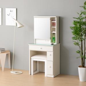 サンキ 姿見付き ドレッサー 55cm グラト セミオーダー デスク コスメ 