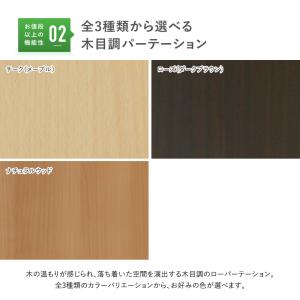 木目調 ローパーテーション KGシリーズ H1...の詳細画像5