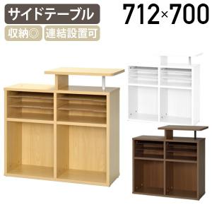 日本製 スチール製 受付 ローカウンター W1500×D700×H700 棚付き