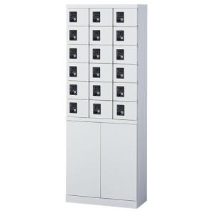 国内メーカー品 両開き収納付き小物入れロッカー...の詳細画像2