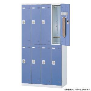 SLBシリーズ ボタンキー式 8人用更衣室ロッ...の詳細画像1