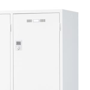 国内メーカー品 ボタンキー式 2人用 スチール...の詳細画像2