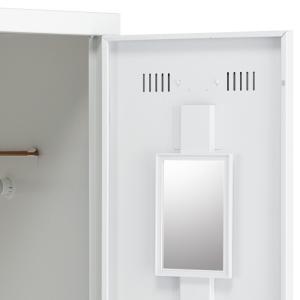 国内メーカー品 ボタンキー式 2人用 スチール...の詳細画像3