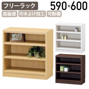 白井産業 木製1列4段フリーラック TNLシリーズ W590 D290 H1200 多目的