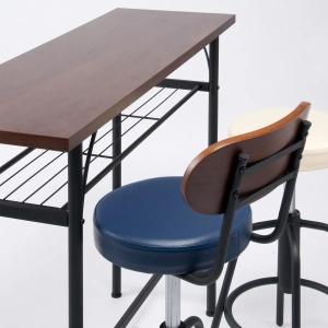 タム カウンターテーブル 網棚付き ヴィンテー...の詳細画像4