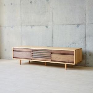 レッドオーク ナラ タモ テレビ台 テレビボード ローボード 150cm幅