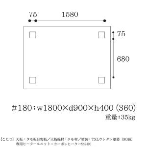 こたつ コタツ 炬燵 家具調 暖卓 掛け敷布団...の詳細画像2
