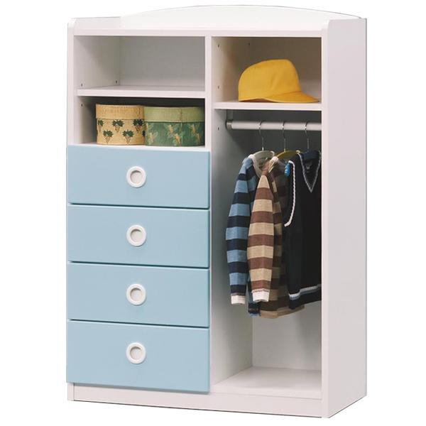 キッズラック 子供用 洋服掛け ハンガー掛け 引出し 引き出し 幅80 玄関渡し クレア 80キッズ...