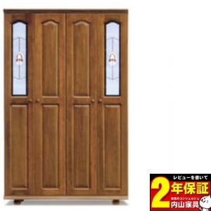 下駄箱 シューズボックス 完成品 ハイタイプ 国産 120cm幅 ベルフラワー 開梱設置