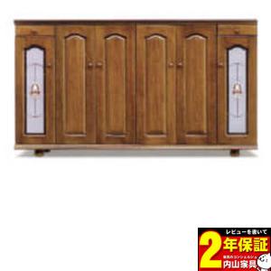 下駄箱 シューズボックス 完成品 ロータイプ 国産 180cm幅 ベルフラワー 開梱設置