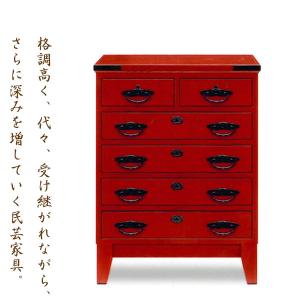 榎津民芸家具 60チェスト 幅60cm 整理箪笥 国産ケヤキ使用 蟻組 桐