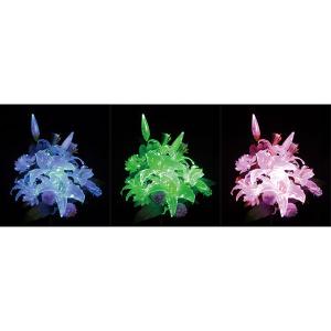 盆提灯 光る 造花 花 ルミナス灯 ラージルミ...の詳細画像2