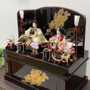 雛人形 ひな人形 コンパクト 収納飾り 2人 ...の詳細画像2