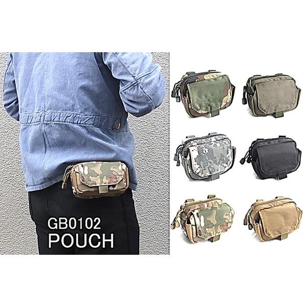 ウェストポーチ ウエストバッグ ＡＣＵ 裏防水加工布仕様 アメリカ軍採用カラー 小物入れ ミリタリー...
