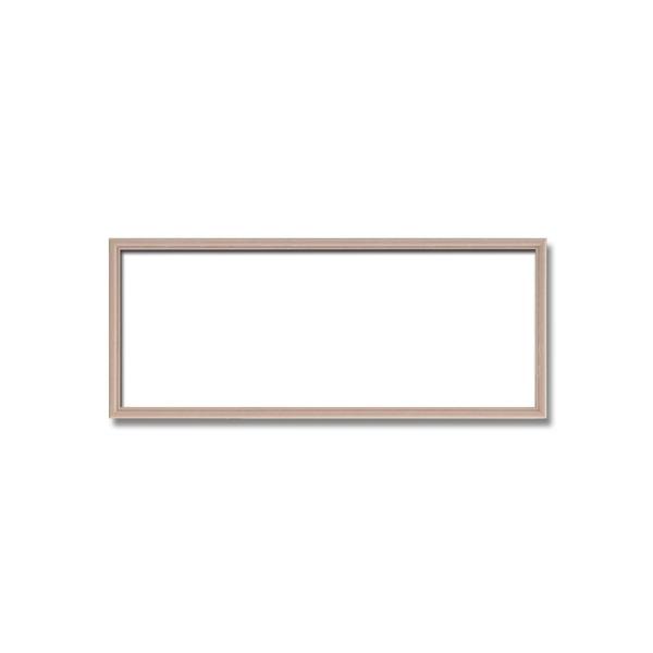 〔 長方形額 〕 木製額 カラー長方形額 450×200mm ピンクベージュ 縦横兼用額 カラー4色...