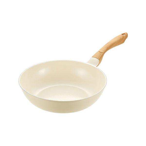 よこやま ヴェライトIHセラミックコーティング いため鍋2cm 耐久性抜群 内面・外面セラミックコー...