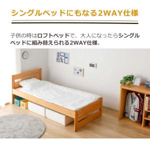 ステムベッド システムベット ロフトベッド ロ...の詳細画像5