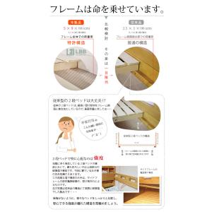 2段ベッド LBB 耐荷重500kg 特許構造...の詳細画像5