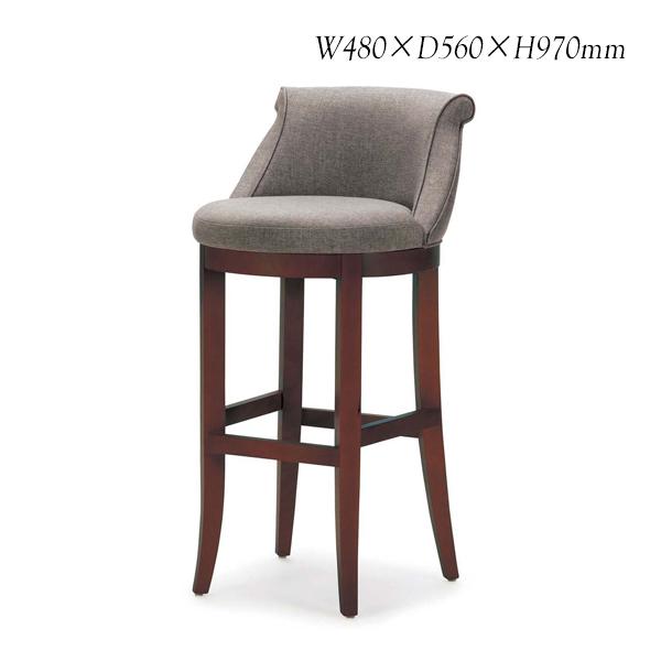 カウンターチェア スタンド椅子 ハイチェア バーチェアー 木製 ビーチウッド 布張り AP-0018