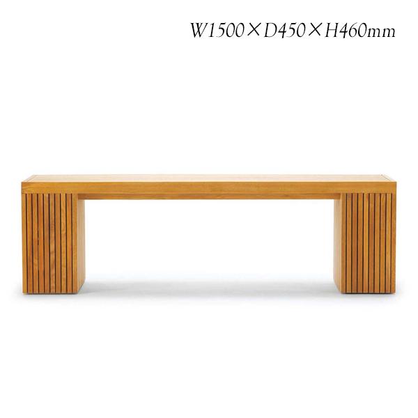 ベンチテーブル Mサイズ 長椅子 ラウンジチェア ロビーベンチ 待合椅子 チェア 木製 チークウッド...