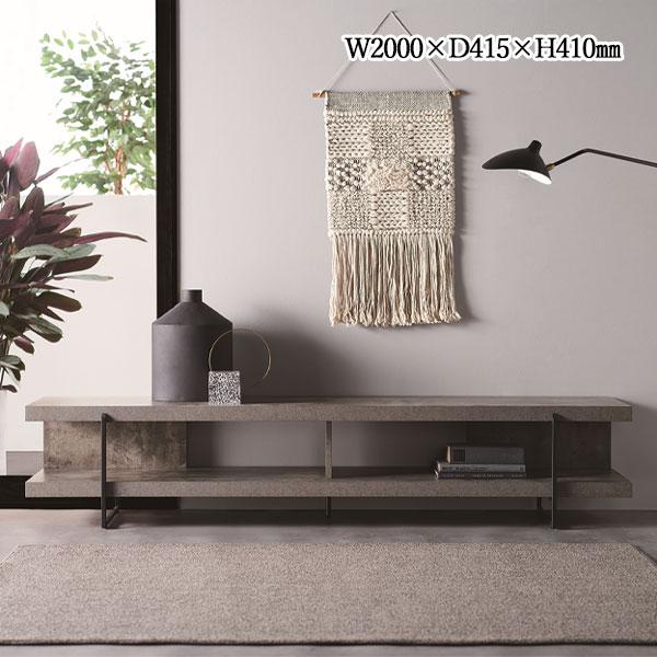 テレビボード TVボード TV台 リビングボード 収納家具 幅200cm 高さ41cm メラミン化粧...