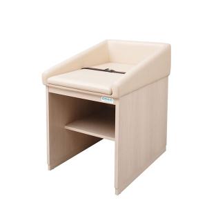 おむつ交換台 オムツ替え台 オムツ台 おむつ台 乳幼児向け 幅62cm 奥行85cm 据置型 ベルト付 ビニールレザー張り IO-0003