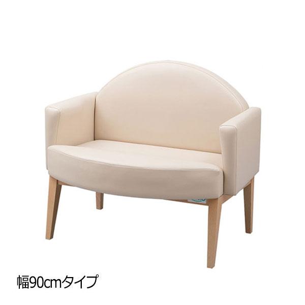 授乳用チェア ソファ アームチェア 腰掛け サポートチェア 補助椅子 1.5人用 幅90cm ブナ材...