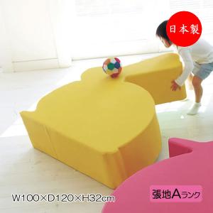 ソファ ベンチ 待合 椅子 キッズチェア 遊具 うさぎ ウサギ型 動物モチーフ シルエット 張地Aランク 【送料別】 KS-0006