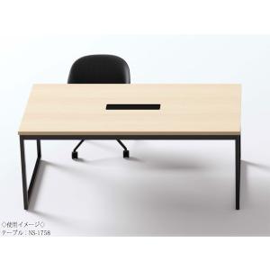 ミーティングテーブル 机 ワークデスク 幅18...の詳細画像1