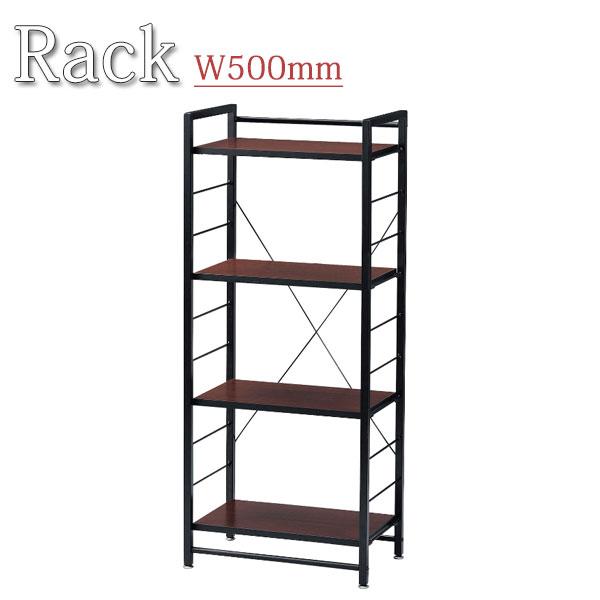オープンラック 4段 ディスプレイラック フリーラック 収納家具 見せる収納 メラミン化粧板 スチー...