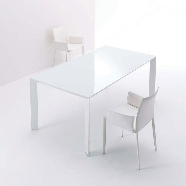 ダイニングテーブルガラステーブルホワイト幅160ｃｍ mut0041wh