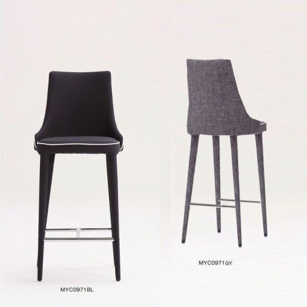 カウンターチェアスタンド椅子 カフェハイチェア仕上布色2種完成品　店舗業務用家具myc0971