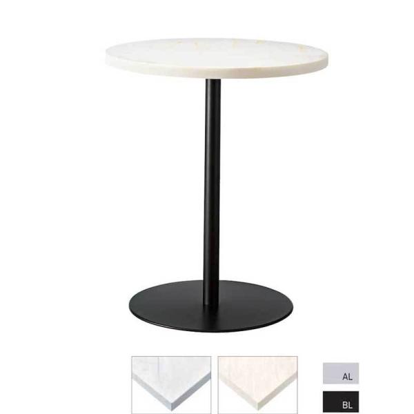 人工大理石天板 カフェテーブル 丸テーブル　直径60ｃｍ業務用店舗用 st992t-at166b