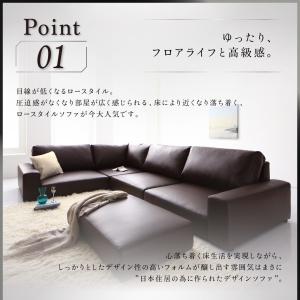 ソファー ソファ 3人掛け ローソファー フロ...の詳細画像2