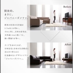 ソファー ソファ 3人掛け ローソファー フロ...の詳細画像3