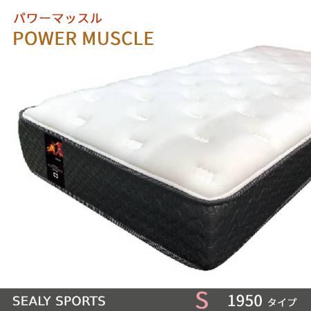 【シーリーベッド正規販売店】　シーリースポーツ　パワーマッスル　シングルサイズ（S）長さ1950タイ...