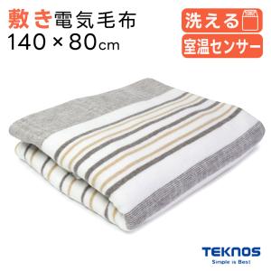 毛布 電気毛布 掛け敷き 洗える 190x130cm フランネル素材 EM-741F