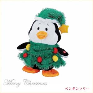 ペンギンツリー　サンタクロース　置物　ぬいぐるみ　サンタさん　クリスマスディスプレイ　ギフト　インテリア雑貨｜kaguya-hime374