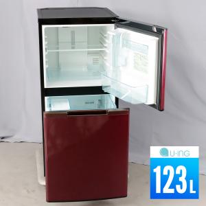 /屋内搬入付 冷蔵庫 2ドア 123L ファン式 美品 2018年製 30日保証 U-ing UR-F123K-R 右開き E