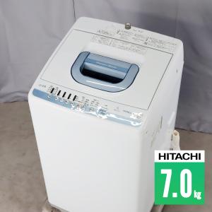/屋内搬入付 全自動洗濯機 縦型 7kg 白い約束 美品 30日保証 日立 NW-T73-A Ei5265