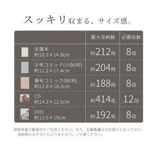 本棚 扉付き 大容量 薄型 ラック 棚 木製 ...の詳細画像4