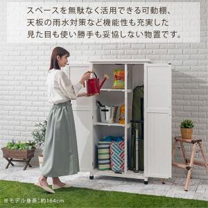 屋外収納庫 物置 北欧 倉庫 木製 幅80cm...の詳細画像4