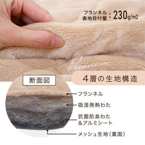 敷きパッド シングル 100×200 厚手 ベ...の詳細画像5