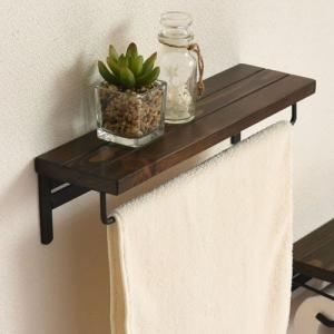 タオル掛け トイレ 棚付き タオルホルダー 壁掛...の商品画像