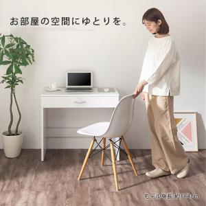 【完成品】 デスク パソコンデスク 引き出し付...の詳細画像3