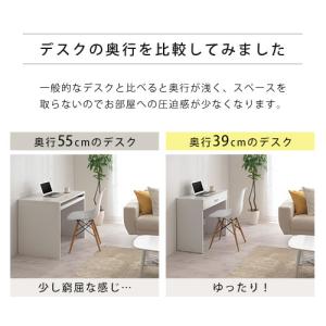 【完成品】 デスク パソコンデスク 引き出し付...の詳細画像5