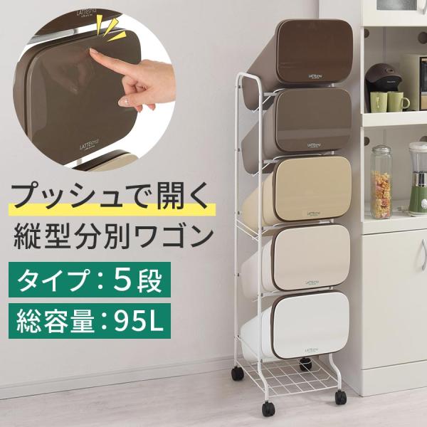 ゴミ箱 ダストボックス おしゃれ 分別 スリム 縦型 ごみ箱 シンプル 分別ごみ箱 分別ゴミ箱 キャ...